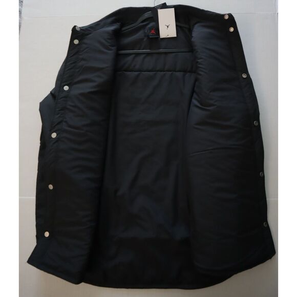 Nike Air Jordan FV7432-045 Men's Sz 2XL Faded Black Button-Down Top Jacket - Picture 9 of 9